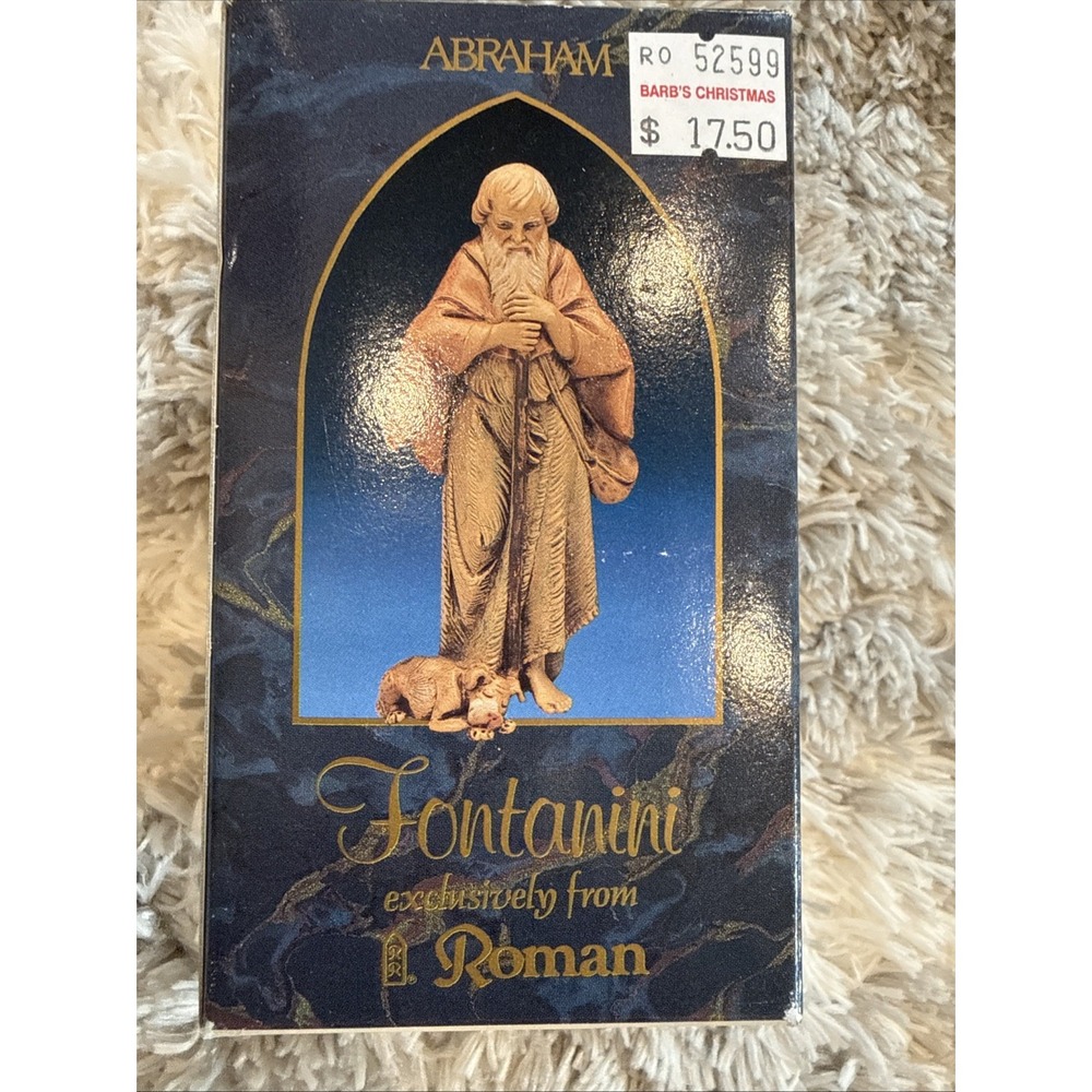NEW Fontanini Abraham with Dog 5" Scale Heirloom Nativity #52599 NIB Italy